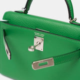 Hermès Mini Kelly 20 Bambou Chèvre Mysore PHW