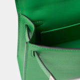 Hermès Mini Kelly 20 Bambou Chèvre Mysore PHW