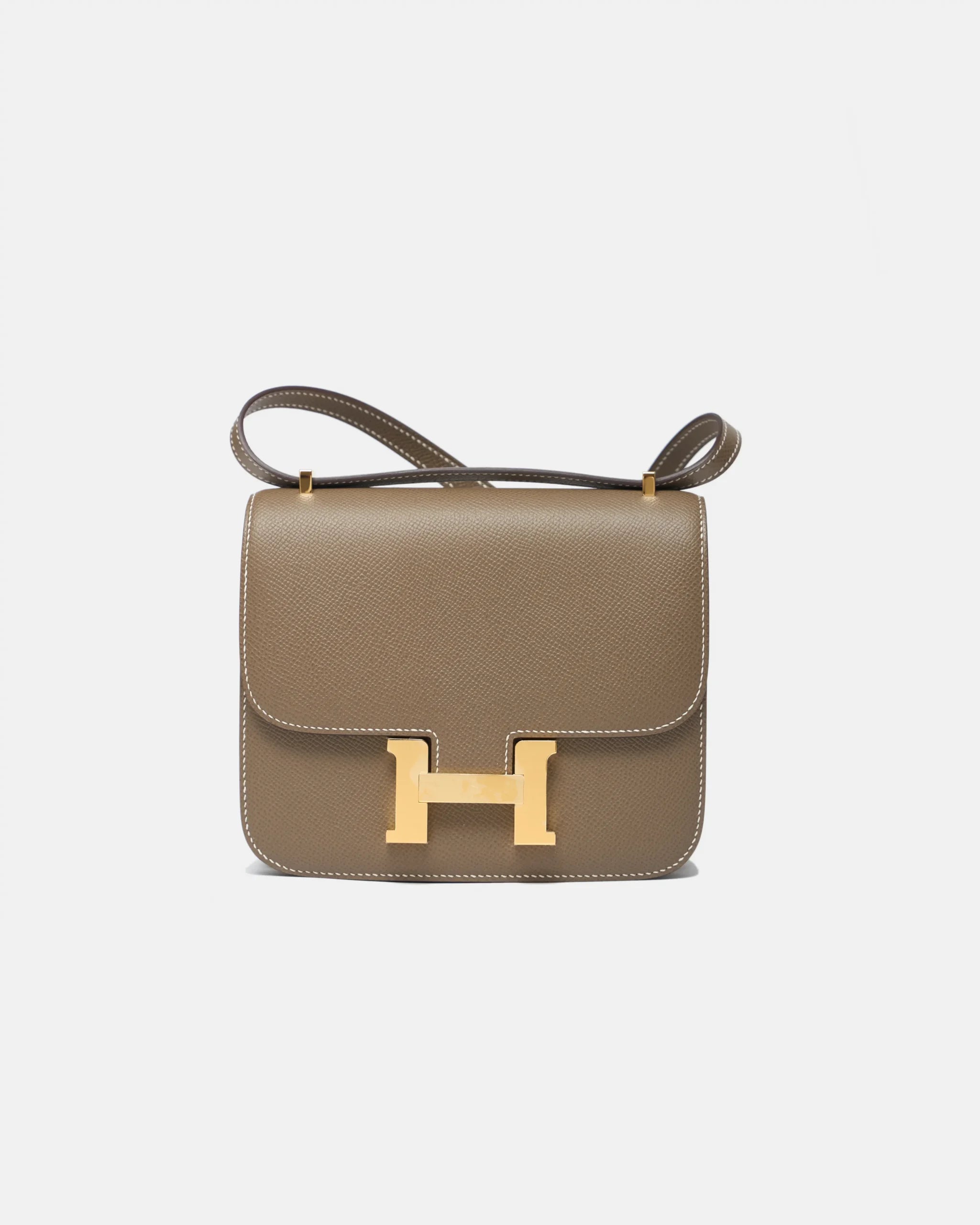 Hermès Mini Constance 18 Etoupe Epsom Ghw