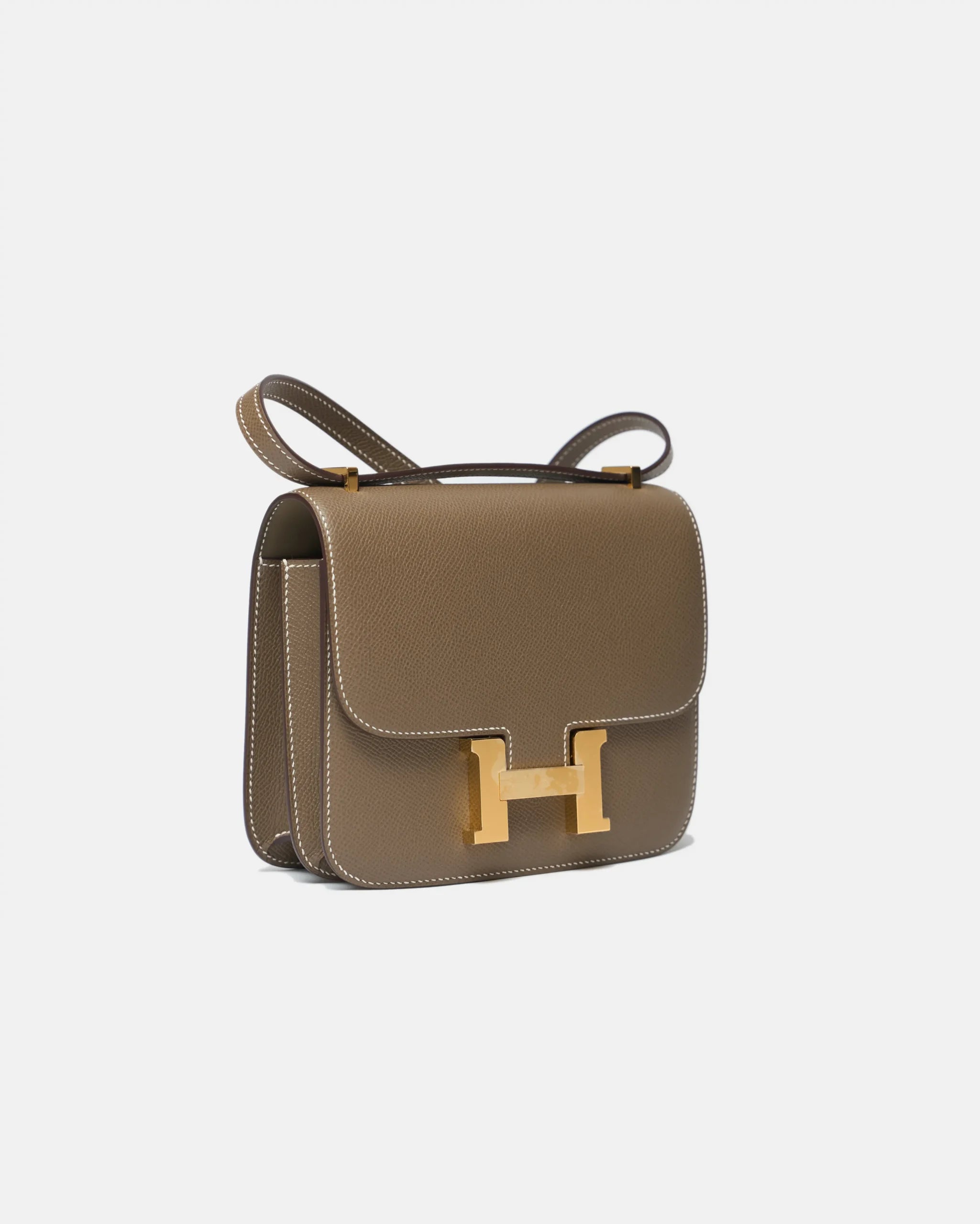 Hermès Mini Constance 18 Etoupe Epsom Ghw