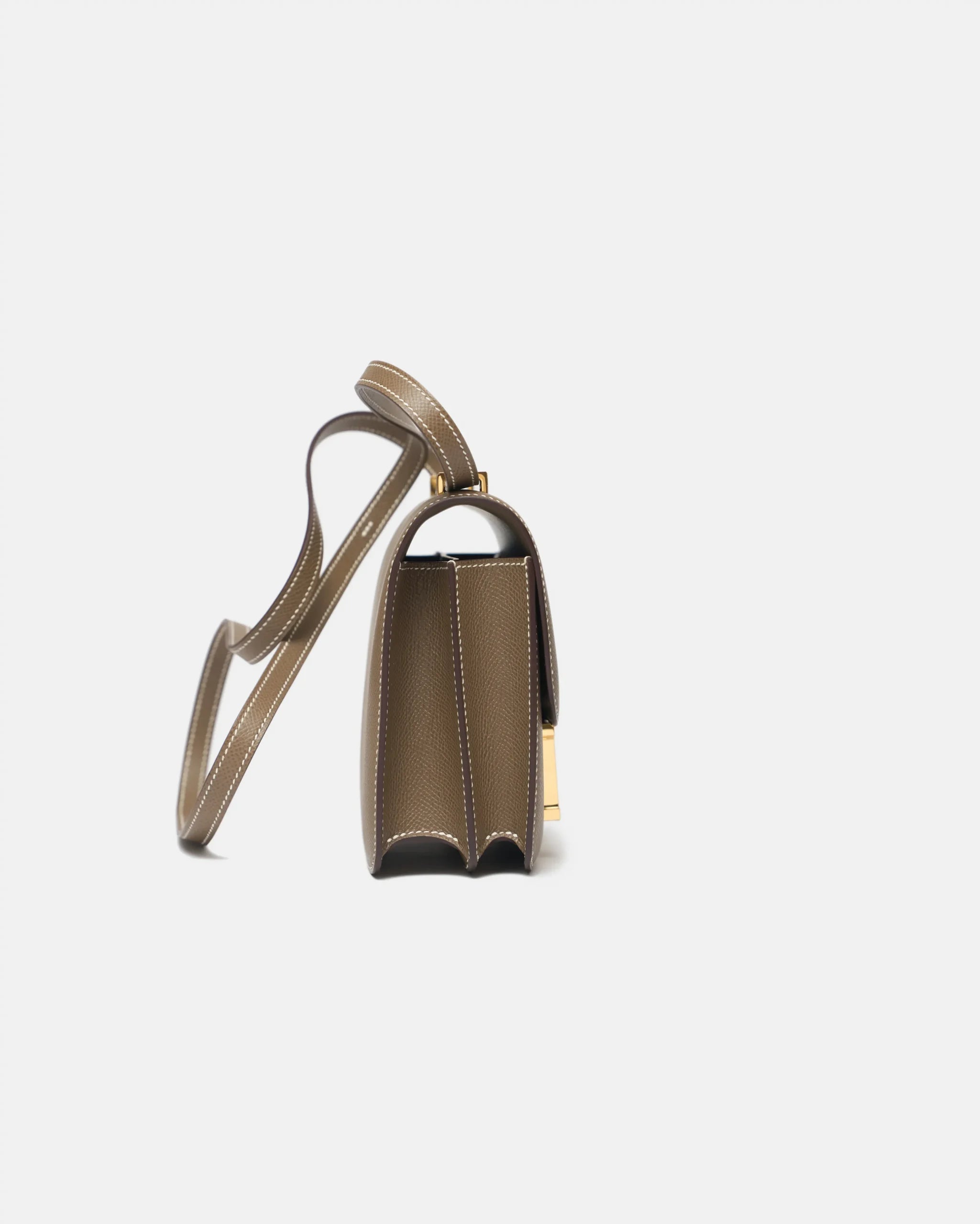 Hermès Mini Constance 18 Etoupe Epsom Ghw