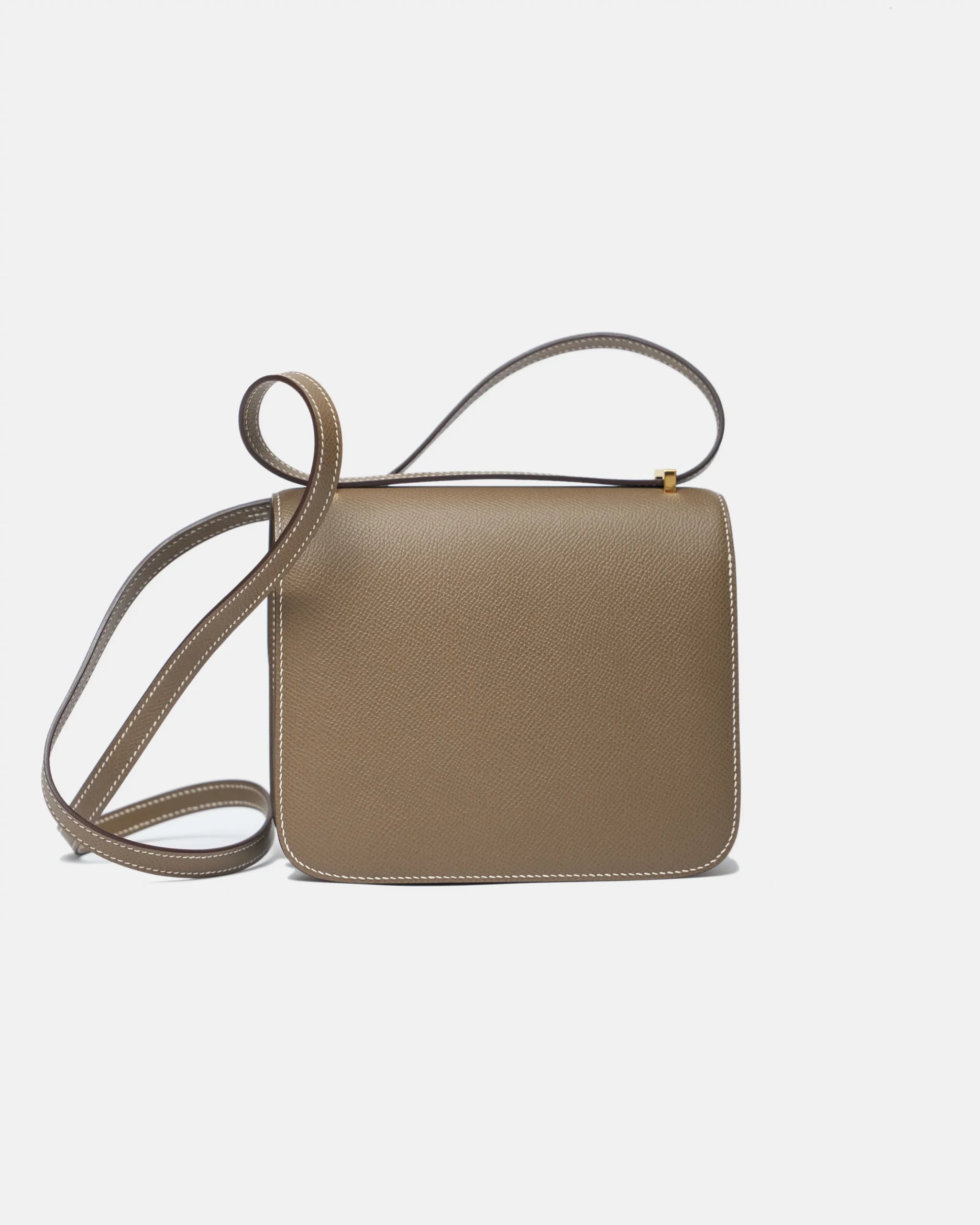 Hermès Mini Constance 18 Etoupe Epsom Ghw