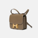 Hermès Mini Constance 18 Etoupe Epsom Ghw