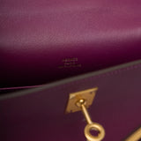 Hermès Kelly Pochette Anemone Swift GHW