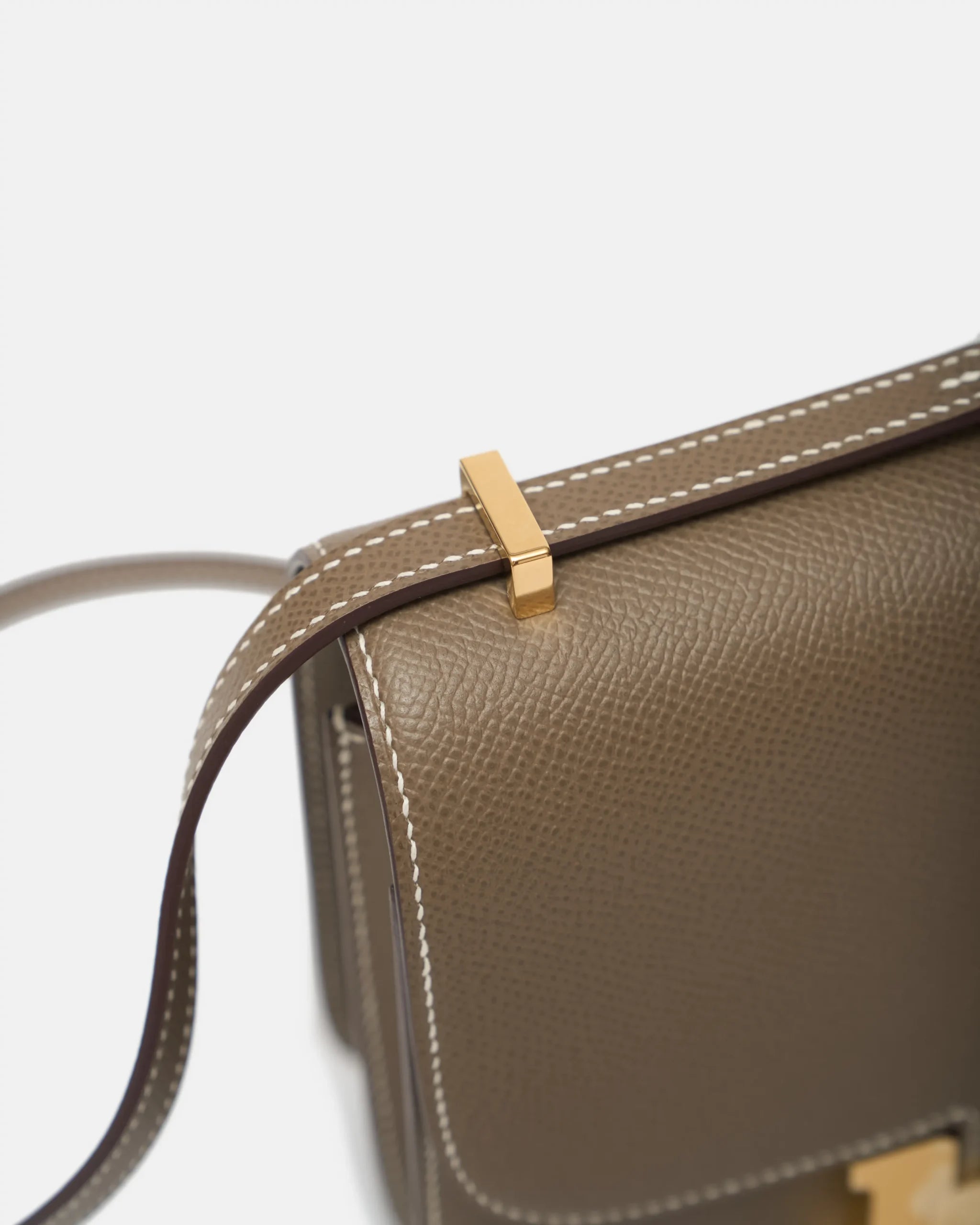 Hermès Mini Constance 18 Etoupe Epsom Ghw