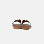 Hermes Izmir Bleu Clair/ Gold Denim Sandals