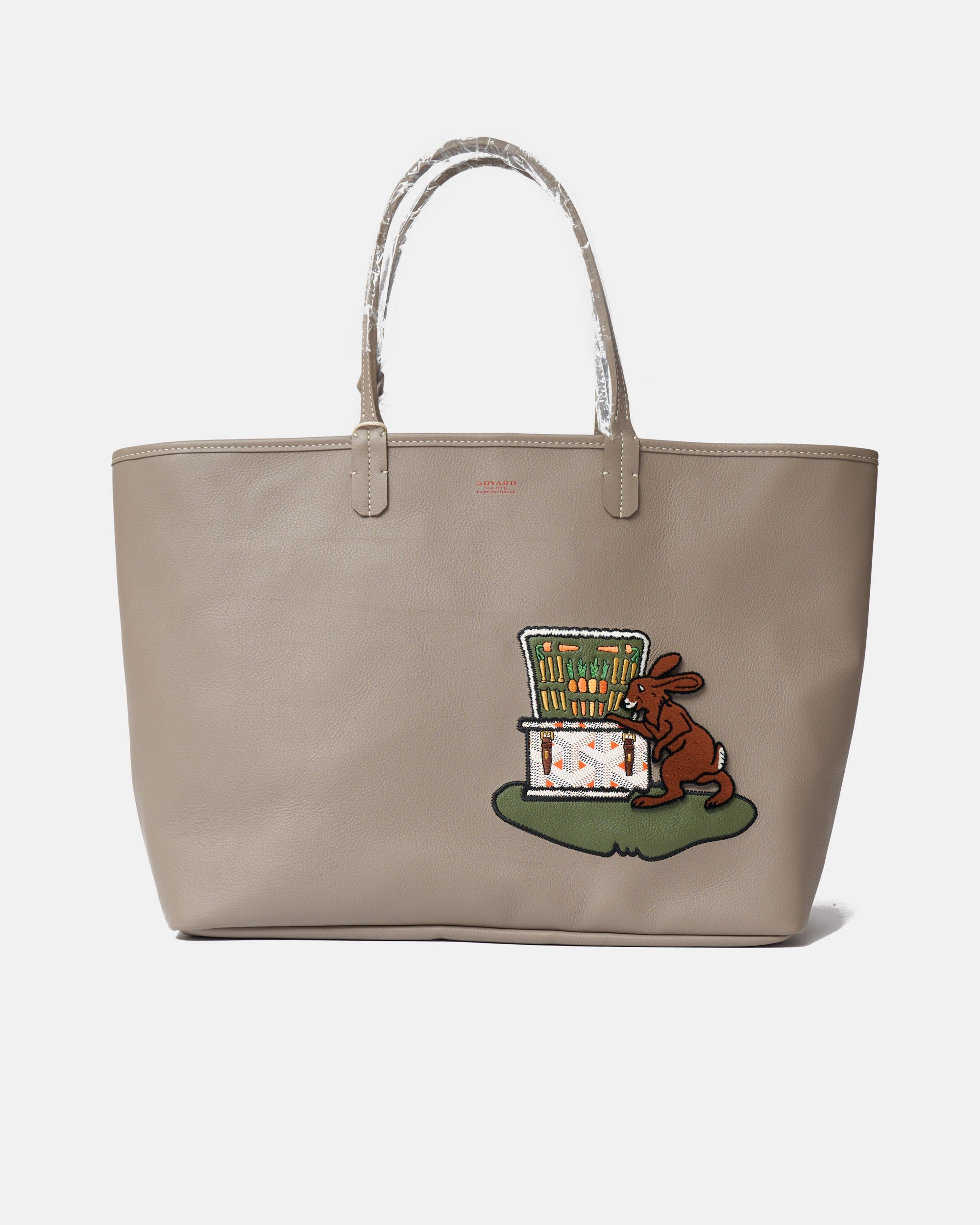 Goyard Embroidered Anjou Grey PM Bag