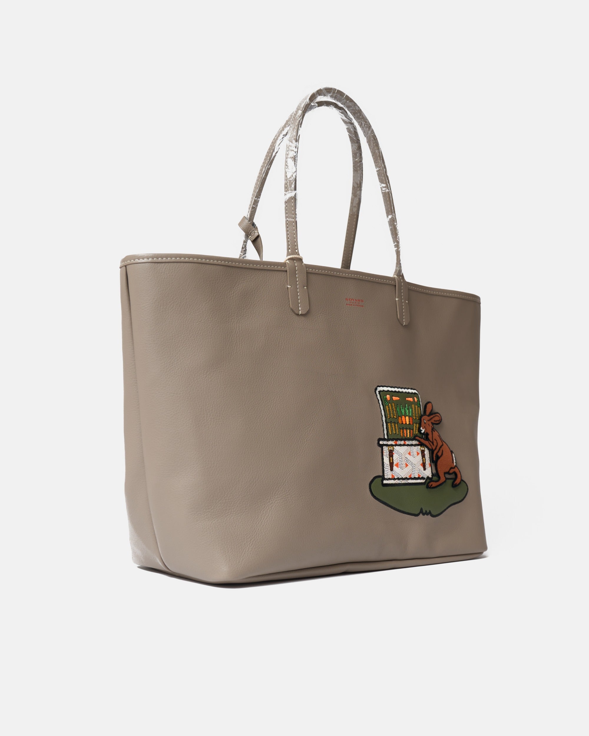 Goyard Embroidered Anjou Grey PM Bag