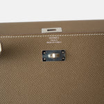 Hermès Kelly Classic Wallet To go Etoupe Epsom PHW