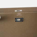 Hermès Kelly Classic Wallet To go Etoupe Epsom PHW