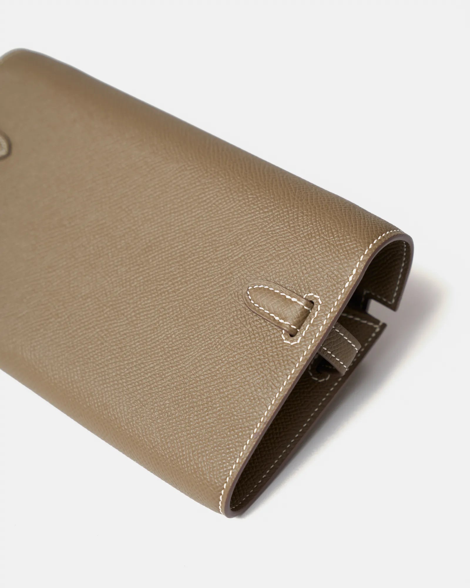 Hermès Kelly Classic Wallet To go Etoupe Epsom PHW