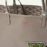 Goyard Embroidered Anjou Grey PM Bag