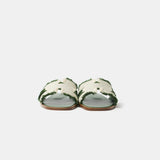 Hermès Oran Vert Toile H Sandals