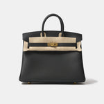Hermes Birkin 25 Black Togo GHW