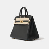 Hermes Birkin 25 Black Togo GHW
