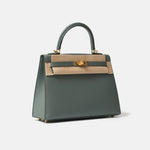 Hermès Kelly 25 Vert Amande Epsom GHW