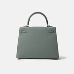 Hermès Kelly 25 Vert Amande Epsom GHW