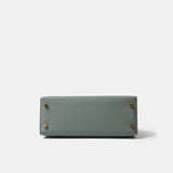 Hermès Kelly 25 Vert Amande Epsom GHW