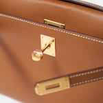 Hermes Kelly Pochette Gold Swift GHW
