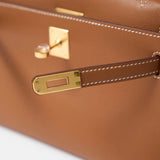 Hermes Kelly Pochette Gold Swift GHW