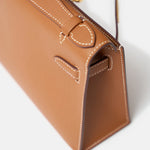 Hermes Kelly Pochette Gold Swift GHW