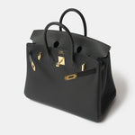 Hermes Birkin 25 Black Togo GHW