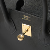 Hermes Birkin 25 Black Togo GHW