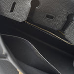 Hermes Birkin 25 Black Togo GHW