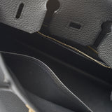 Hermes Birkin 25 Black Togo GHW