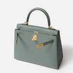 Hermès Kelly 25 Vert Amande Epsom GHW
