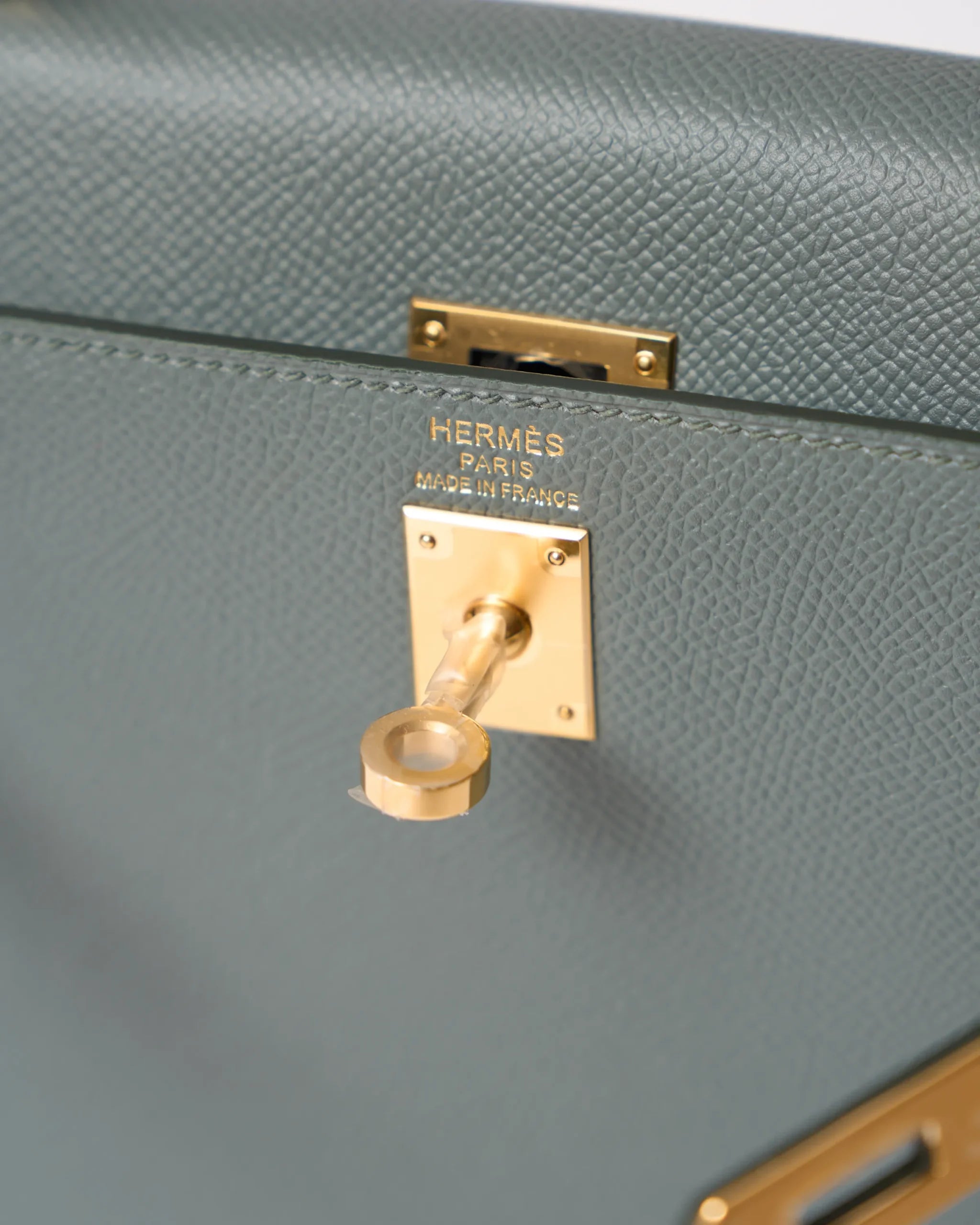 Hermès Kelly 25 Vert Amande Epsom GHW