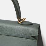 Hermès Kelly 25 Vert Amande Epsom GHW