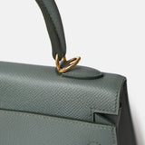 Hermès Kelly 25 Vert Amande Epsom GHW