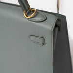 Hermès Kelly 25 Vert Amande Epsom GHW