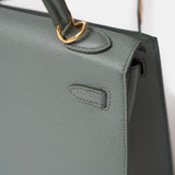 Hermès Kelly 25 Vert Amande Epsom GHW