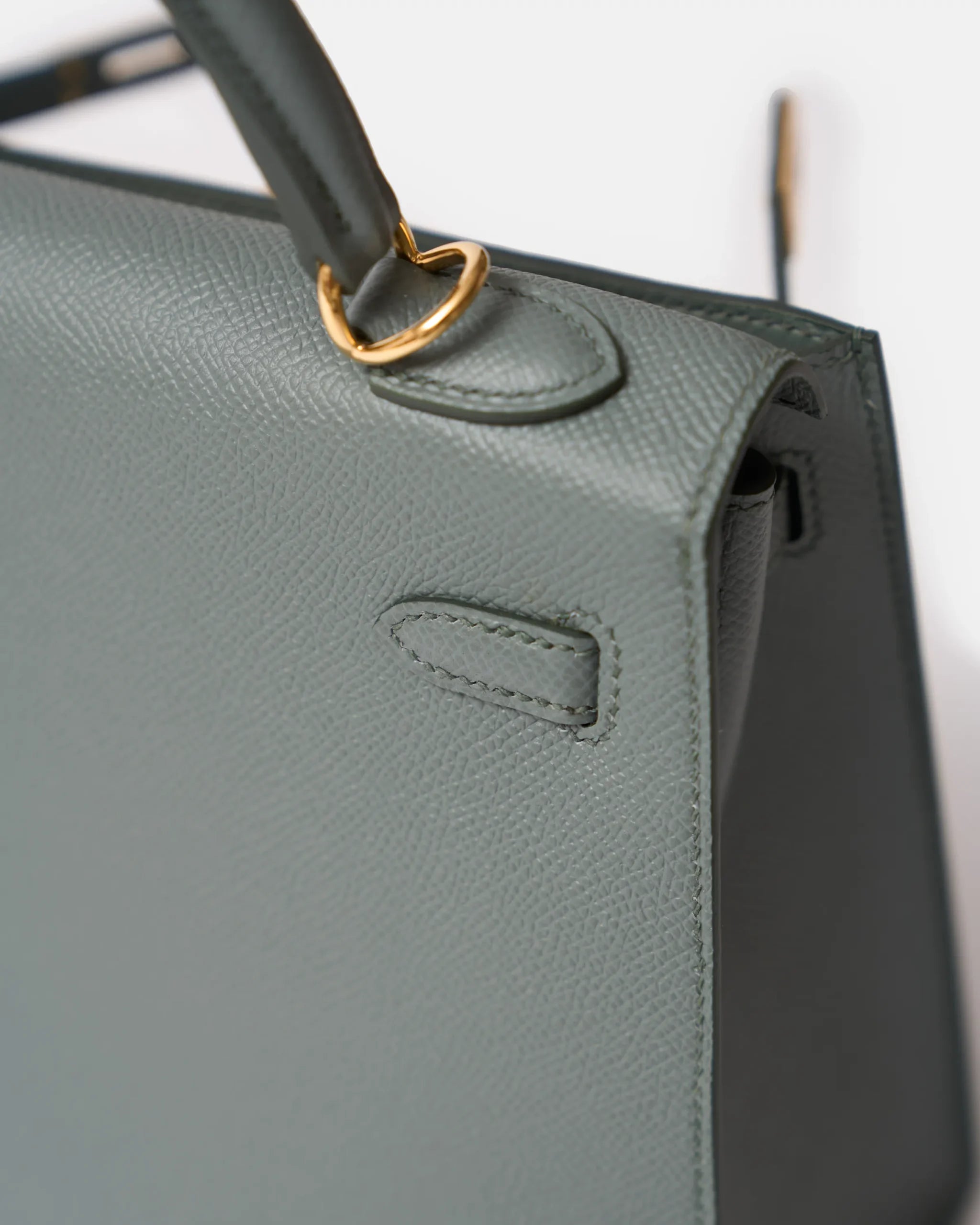 Hermès Kelly 25 Vert Amande Epsom GHW