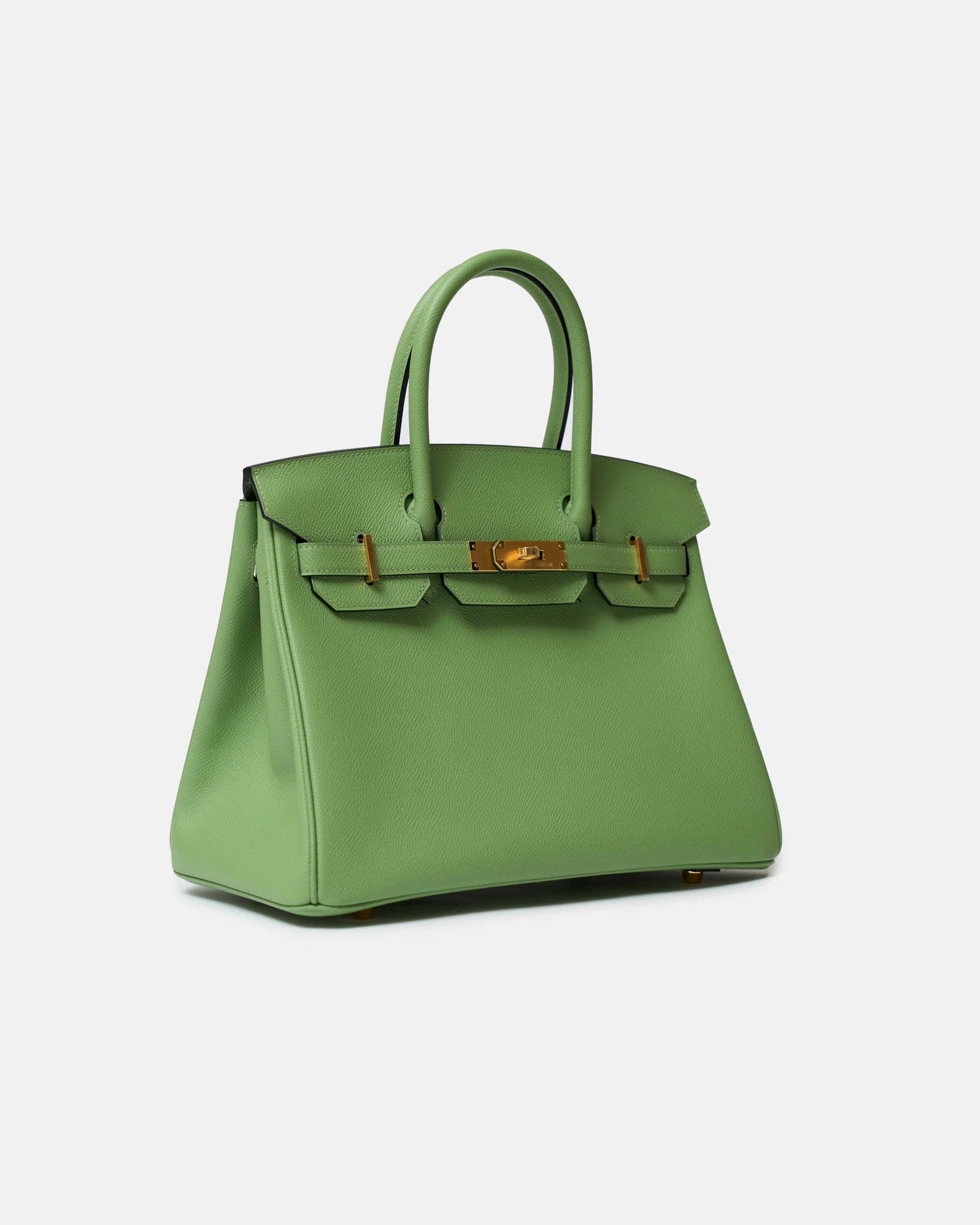 Hermès Birkin 30 Vert Criquet Epsom GHW