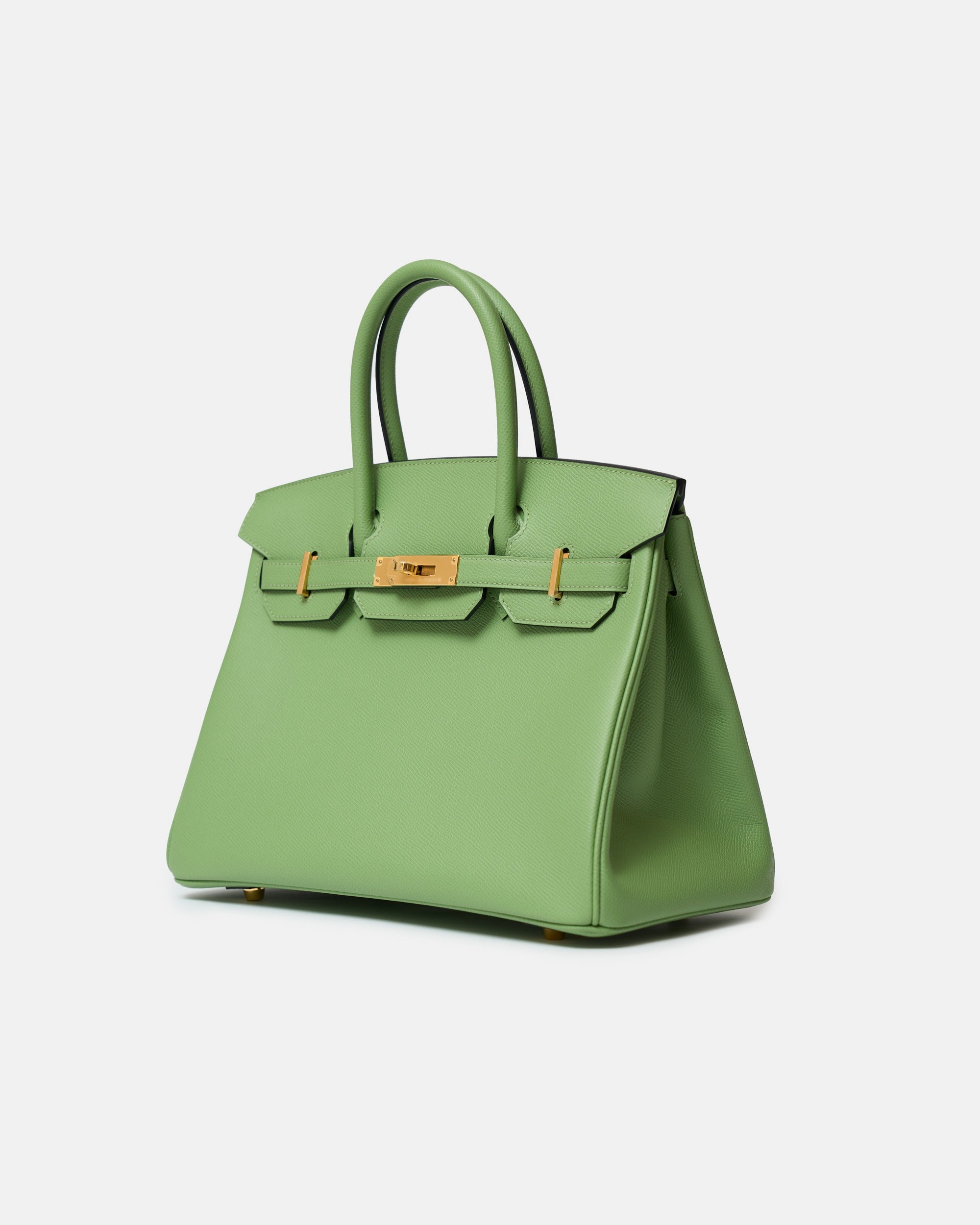 Hermès Birkin 30 Vert Criquet Epsom GHW