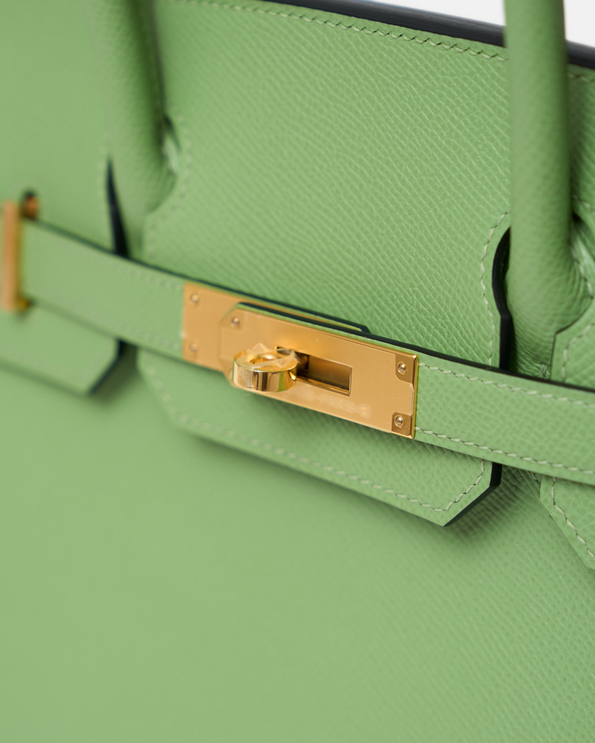 Hermès Birkin 30 Vert Criquet Epsom GHW