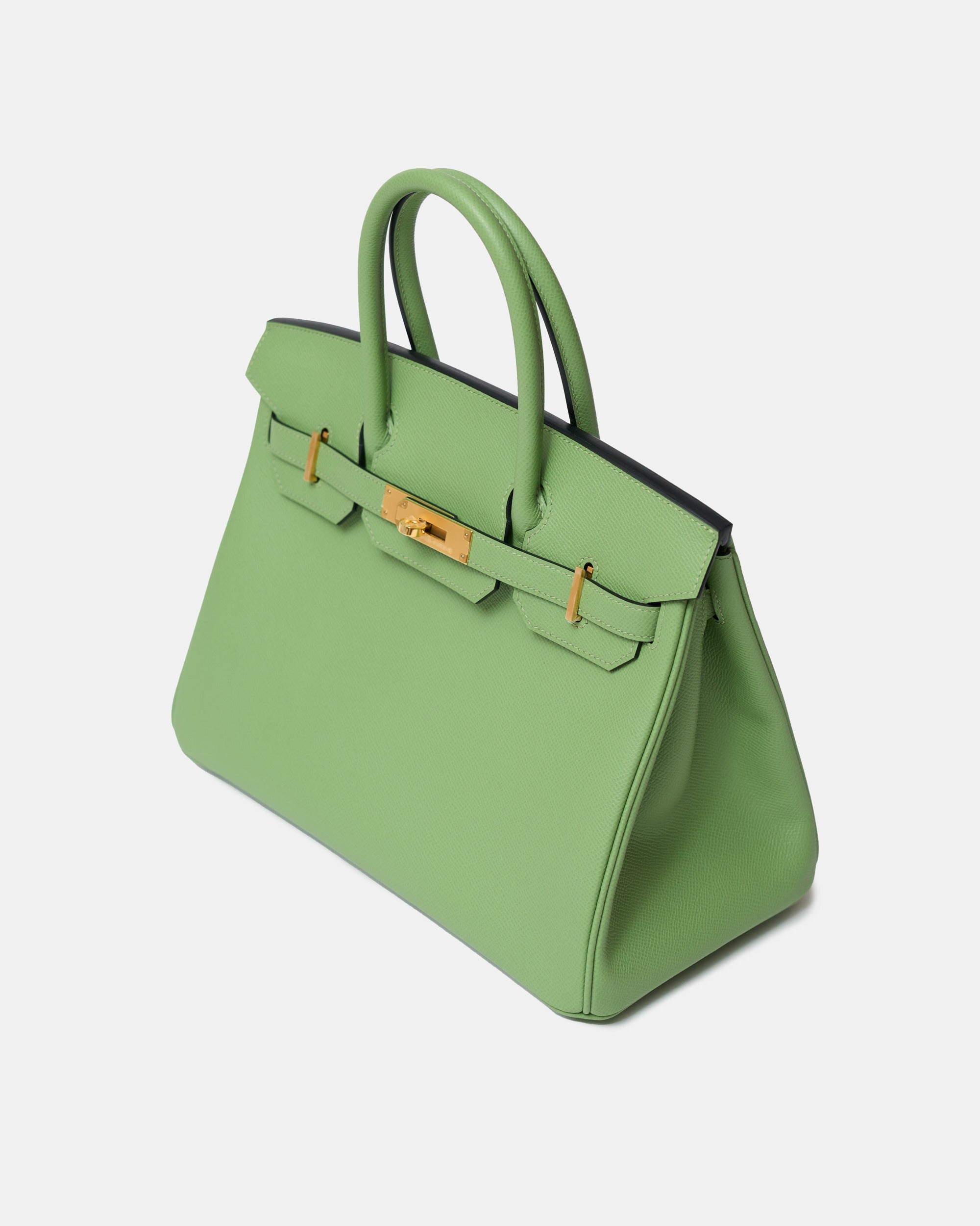 Hermès Birkin 30 Vert Criquet Epsom GHW