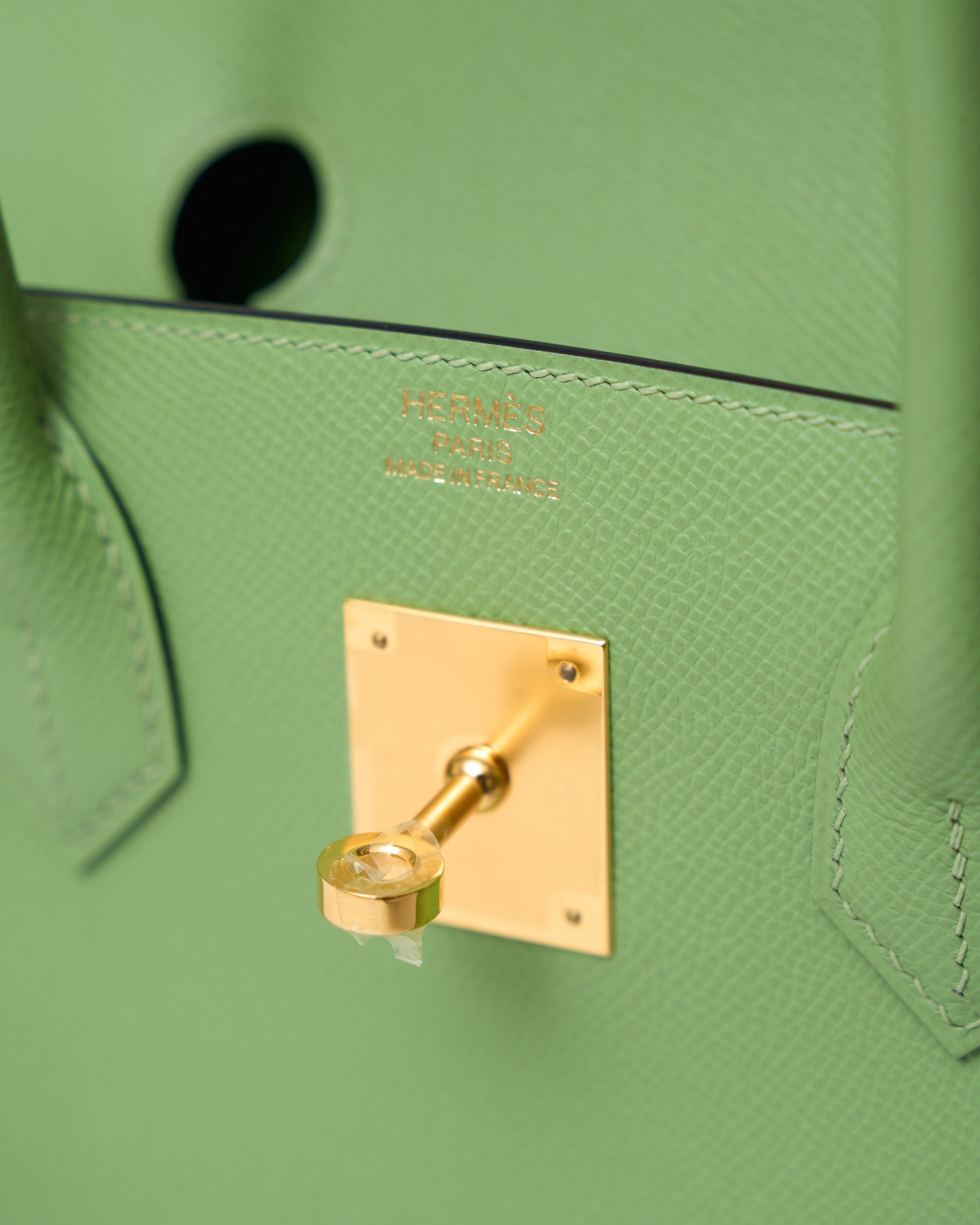 Hermès Birkin 30 Vert Criquet Epsom GHW