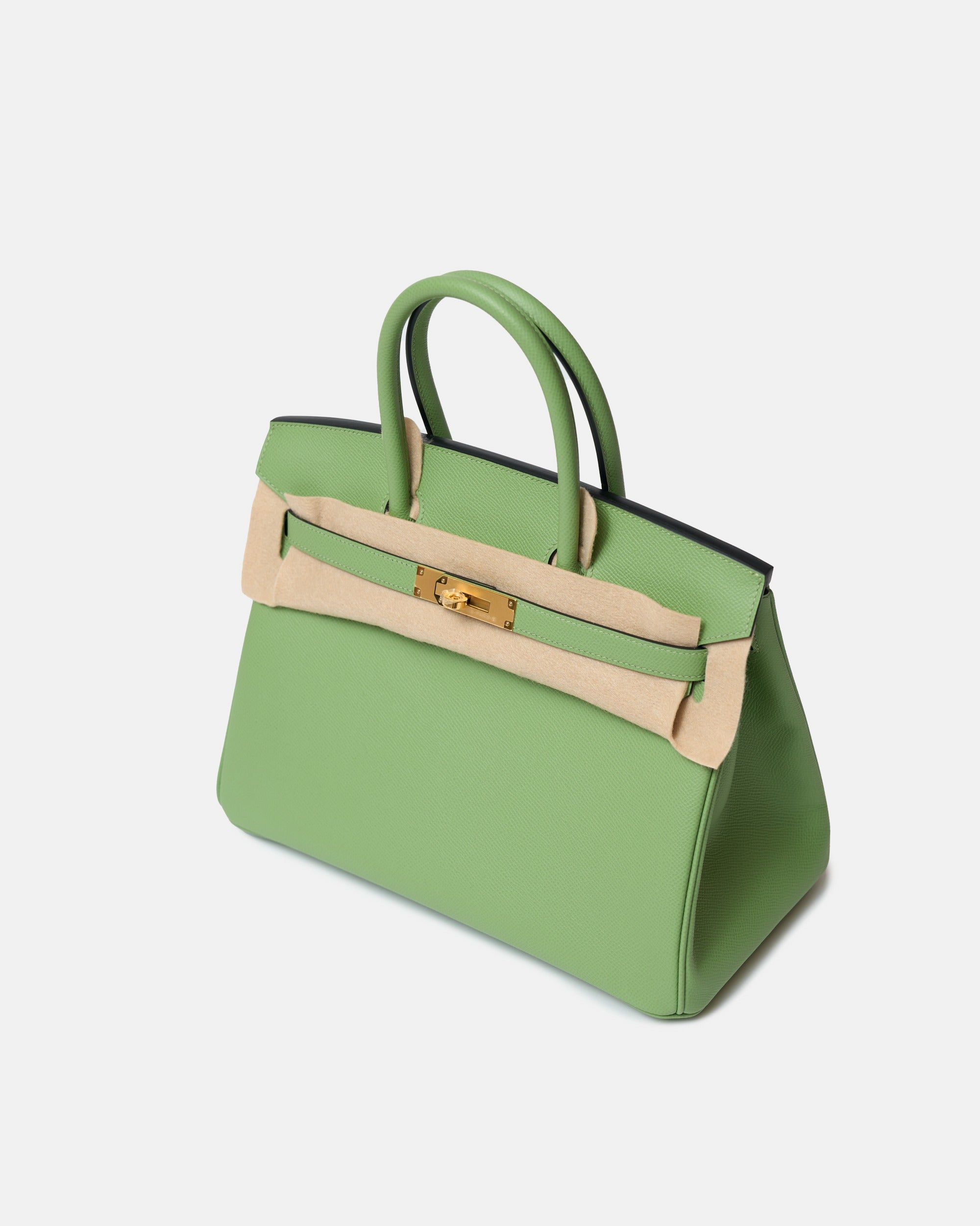 Hermès Birkin 30 Vert Criquet Epsom GHW