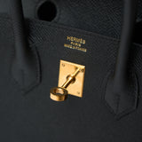 Hermès Birkin Sellier 25 Black Epsom GHW
