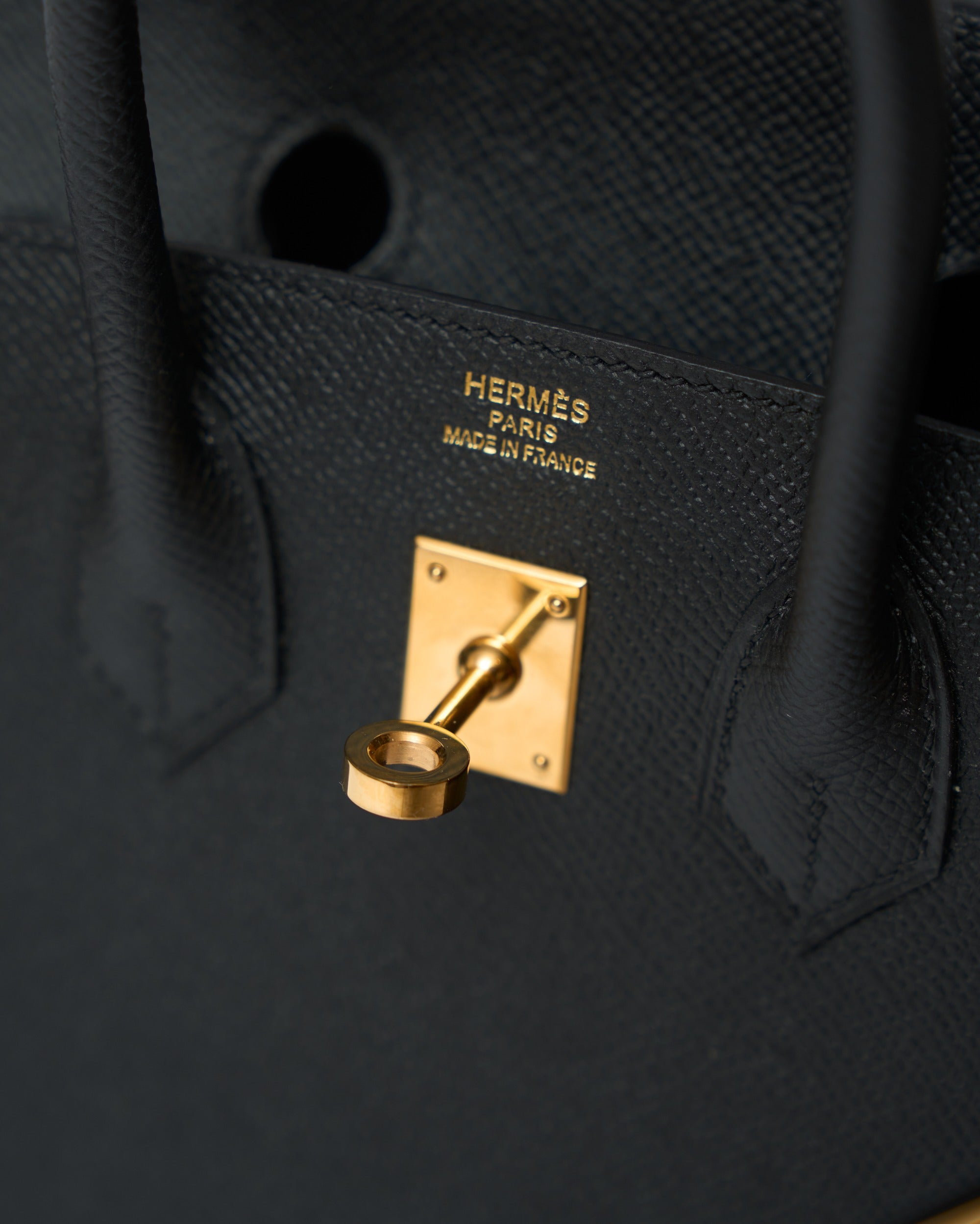 Hermès Birkin Sellier 25 Black Epsom GHW