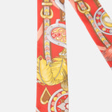Hermès Twilly 86 Harnais De Coeur Sn Grenadine Gris Jau