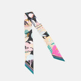 Hermès Twilly 86 Precious Paradise HG Noir Beige Multicolor