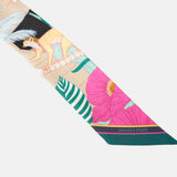Hermès Twilly 86 Precious Paradise HG Noir Beige Multicolor