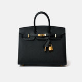 Hermès Birkin Sellier 25 Black Epsom GHW
