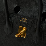 Hermès Birkin Sellier 25 Black Epsom GHW