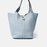 Hermès Picotin 33 Blue Clemence PHW